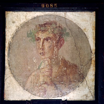 Retrato romano de un joven de Pompeya, siglo I de Unbekannt