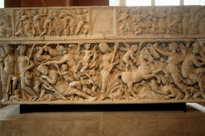 Sarcófago romano con la leyenda de Selene y Endimión, 230-235 d.C. de Unbekannt