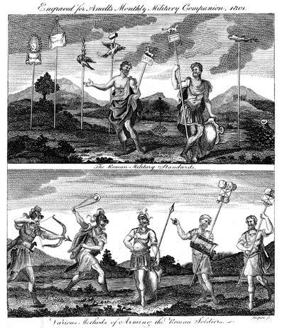 Soldados romanos, 1801 de Unbekannt