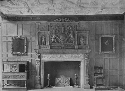 Habitación del antiguo palacio en Bromley-By-Bow, 1908 de Unbekannt