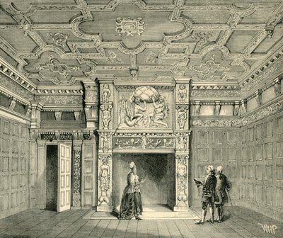 Habitación en la casa de Sir Paul Pindar, c1872 de Unbekannt