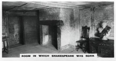 Habitación en la que nació Shakespeare, c1920s de Unbekannt
