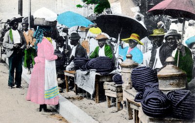 Vendedores de tabaco de cuerda, Jamaica de Unbekannt