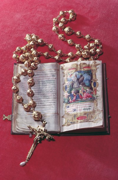 Rosario y libro de oraciones pertenecientes a María Reina de Escocia de Unbekannt