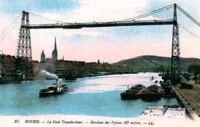 Rouen, El Puente Transbordador, siglo XX de Unbekannt