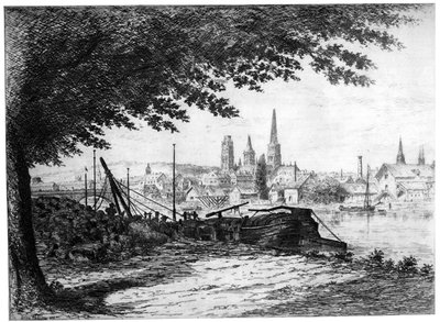 Rouen Prise du Cours-la-Reine, c1865-1905, 1924 de Unbekannt