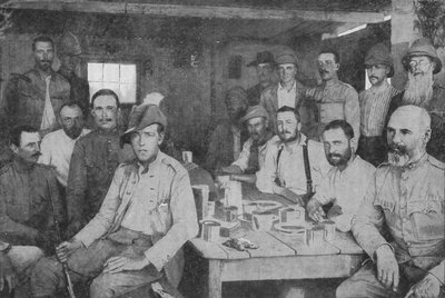 Roughing It By The Modder River: El comedor de oficiales de los 3rd Grenadier Guards, 1902 de Unbekannt