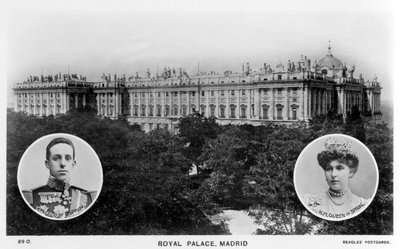 Palacio Real, Madrid, España, principios del siglo XX de Unbekannt