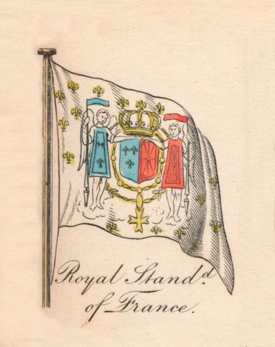 Estandarte Real de Francia, 1838 de Unbekannt