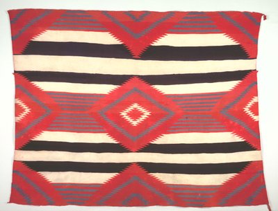 Estilo de manta de jefe de tercera fase, tejido de Germantown, c. 1890-1910 de Unbekannt