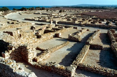 Ruinas, Kerkouane, Túnez, siglo IV-III a.C. de Unbekannt