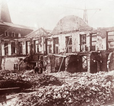 Ruinas, Lovaina, Bélgica, c1914-c1918 de Unbekannt