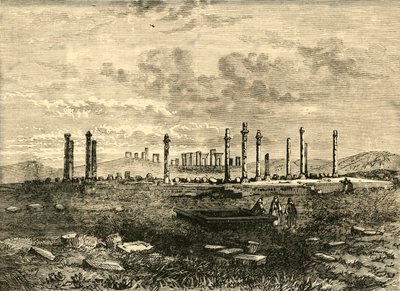 Ruinas en Persépolis, 1890 de Unbekannt