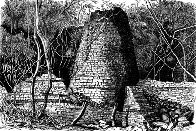 Ruinas del Gran Zimbabue, África, 1892 de Unbekannt
