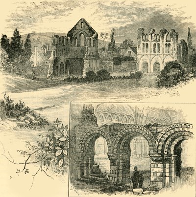 Ruinas de la Abadía de Wenlock, 1898 de Unbekannt