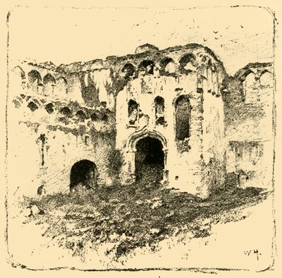 Ruinas del Palacio del Obispo, 1898 de Unbekannt