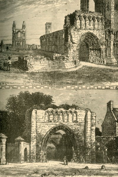 Ruinas de la Catedral. The Pends, 1898 de Unbekannt