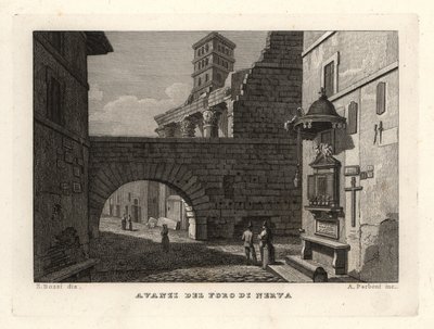 Ruinas del Foro de Nerva, Foro di Nerva, Roma de Unbekannt