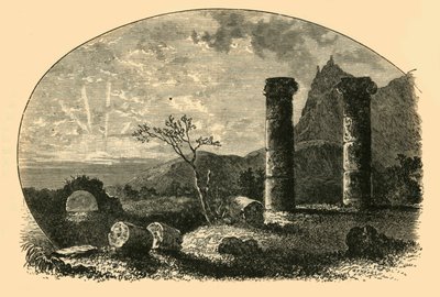 Ruinas del Templo de Cibeles en Sardis, 1890 de Unbekannt