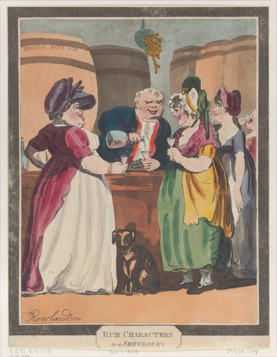Personajes raros en un arbusto, 1 de noviembre de 1808 de Unbekannt