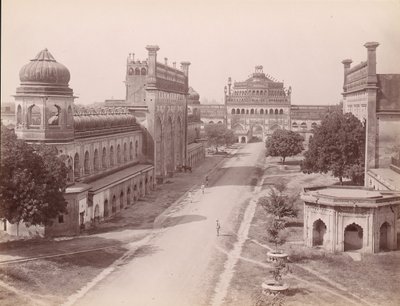 Rumi Darwaza y puerta del Bara Imambara de Unbekannt