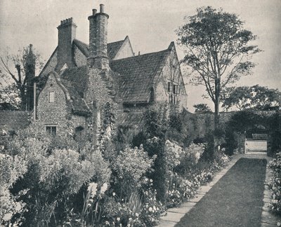 Runton Old Hall, Norfolk, vista desde el noroeste, c. 1909 de Unbekannt