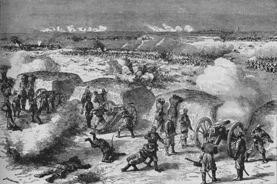 Ataque ruso a un reducto turco, 1902 de Unbekannt