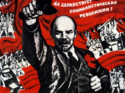 Póster del Partido Comunista Ruso, siglo XX de Unbekannt