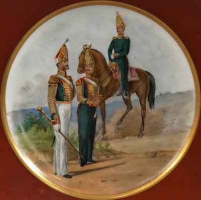 Plato de Granaderos Rusos, 1850s de Unbekannt