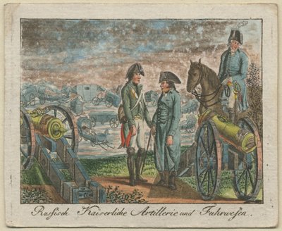 Tripulación de Artillería Imperial Rusa, 1799 de Unbekannt