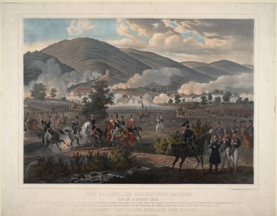 Regimiento de la Guardia de Vida Rusa en la Batalla de Kulm el 29 de agosto de 1813 de Unbekannt