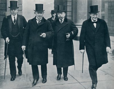 Ministro de Finanzas ruso en Inglaterra: M. Bark camino a la Cámara de los Comunes, 1914 de Unbekannt