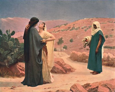 Rut y Noemí, 1886, c. 1902 de Unbekannt