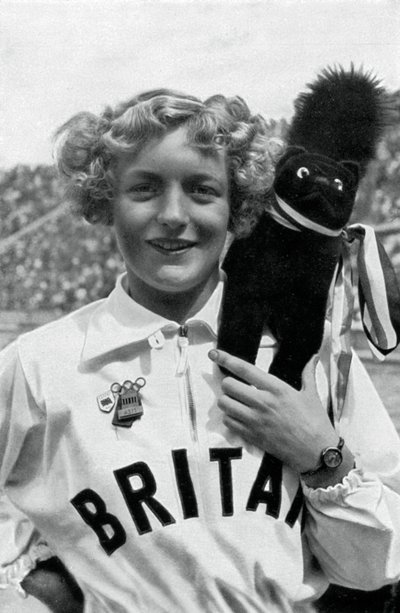 Ruthley Moris-Hancock, nadadora británica, Olimpiadas de Berlín, 1936 de Unbekannt