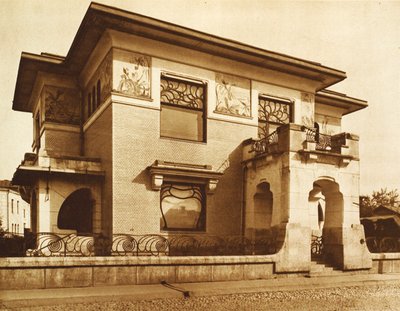 Casa Ryabushinsky, Calle Malaya Nikitskaya, Moscú, Rusia, 1902 de Unbekannt