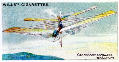 Modelo de avión a vapor de SP Langley, c1896 de Unbekannt