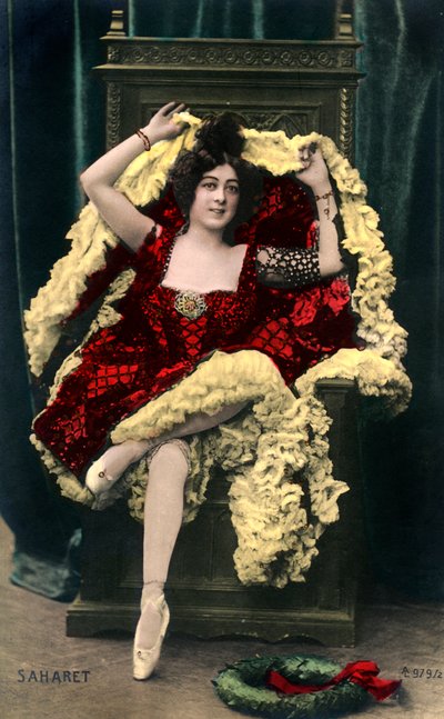 Saharet 1879-1942, artista australiano de music hall, principios del siglo XX de Unbekannt