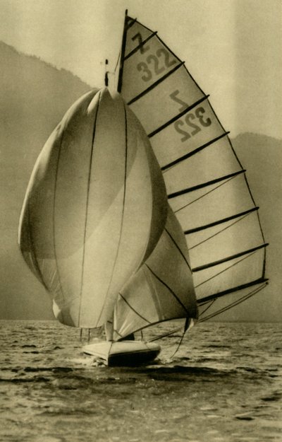 Navegando en el Attersee, Alta Austria, c1935 de Unbekannt
