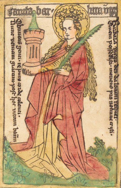 Santa Bárbara, 1440-1460 de Unbekannt