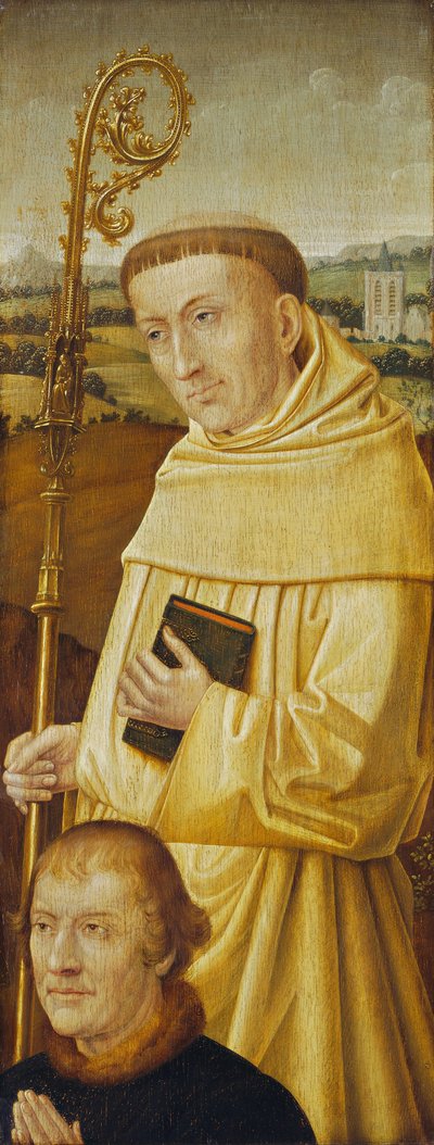 San Bernardo con donante [anverso], probablemente principios del siglo XX de Unbekannt