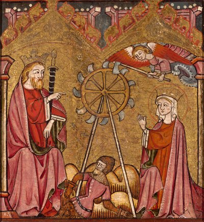 Santa Catalina liberada de la rueda, 1375-1400 de Unbekannt