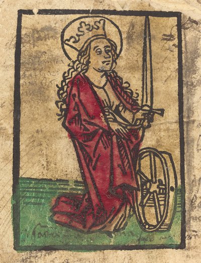 Santa Catalina de Alejandría, 1475-1485 de Unbekannt