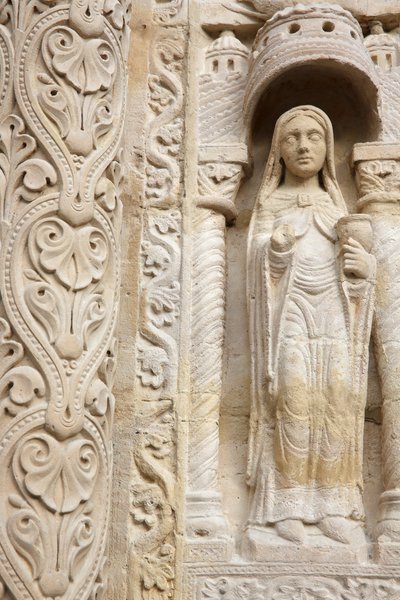 Basílica de Saint Denis. Portal central. La virgen sabia de Unbekannt
