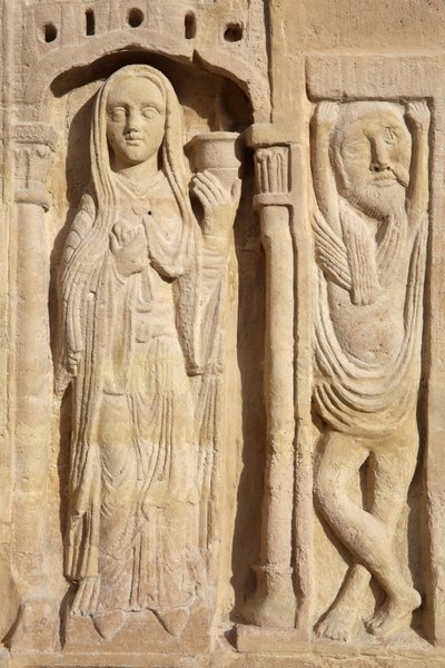 Basílica de San Denis. Portal central. La virgen sabia, Saint-Denis, Francia de Unbekannt