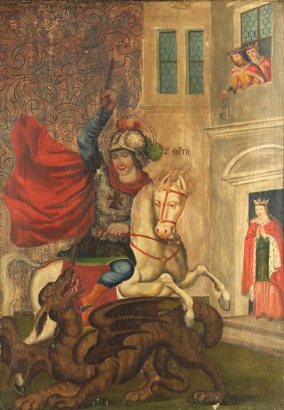 San Jorge y el Dragón de Unbekannt