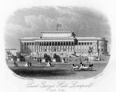 Saint Georges Hall, Liverpool, 1 de enero de 1875 de Unbekannt