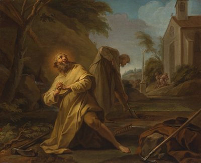 San Hymer en soledad, c. 1735 de Unbekannt