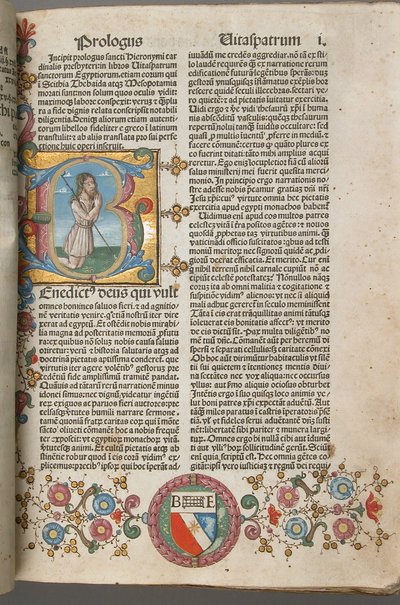 Vidas de los Padres de San Jerónimo, italiano, 1483 de Unbekannt