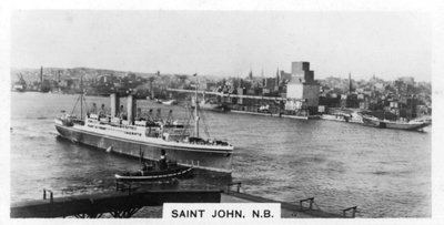 Puerto de Saint John, New Brunswick, Canadá, c. 1920s de Unbekannt