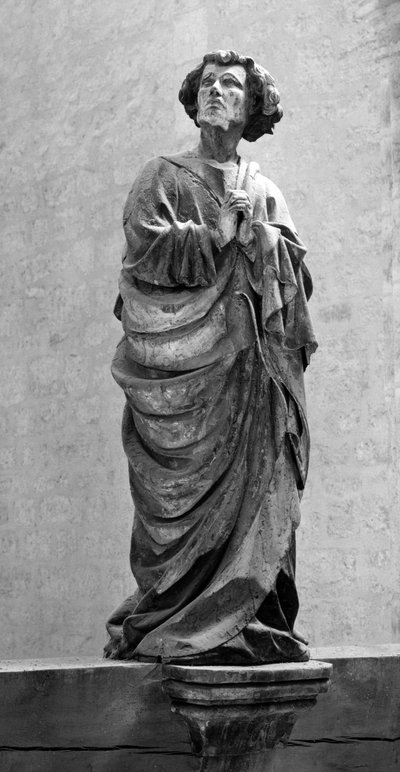 San Juan del Calvario Escultura anónima Dim. 150 cm Colegiata de San Hipólito, Poligny (Jura) de Unbekannt